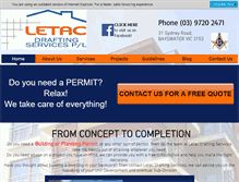 Tablet Screenshot of letac.com.au